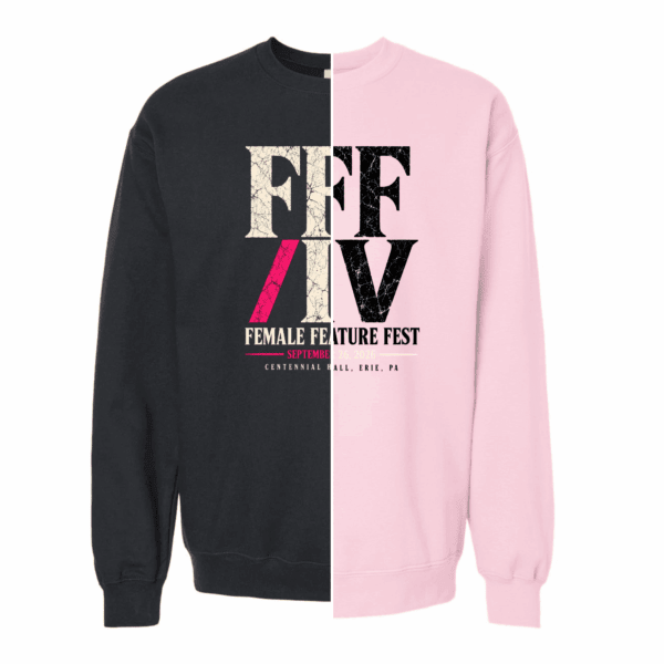 Female Feature Fest IV Crewneck in black and pink