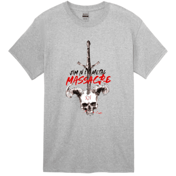 Metal Massacre XIV Legacy Tee, front